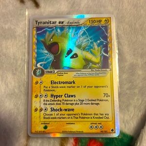 2006 Pokemon Tyranitar ex Delta Species 99/101